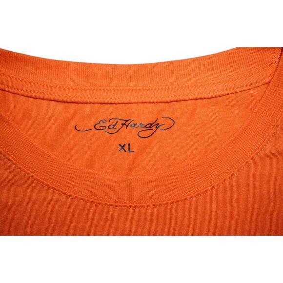 Ed Hardy Snake & Skull Graphic Tee – Size XL – Don Ed Hardy Tattoo Y2K Style - Picture 3 of 4